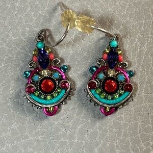 Elegant Multicolor Drop Earrings